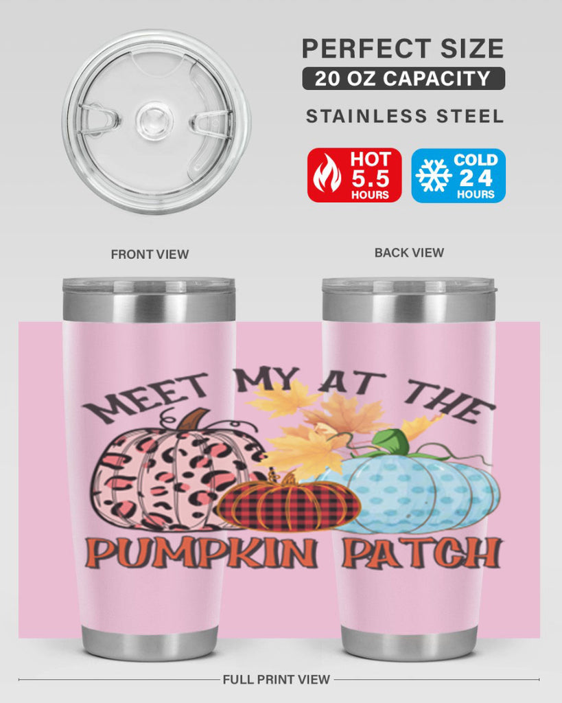 Meet My at the Pumpkin Patch 425#- fall- Tumbler