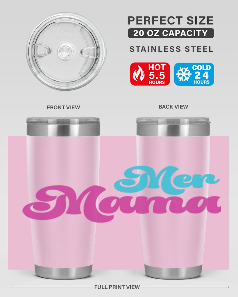 Mer Mama 334#- mermaid- Tumbler