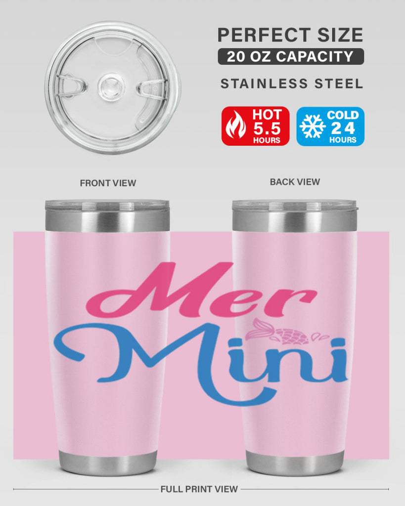 Mer Mini 340#- mermaid- Tumbler