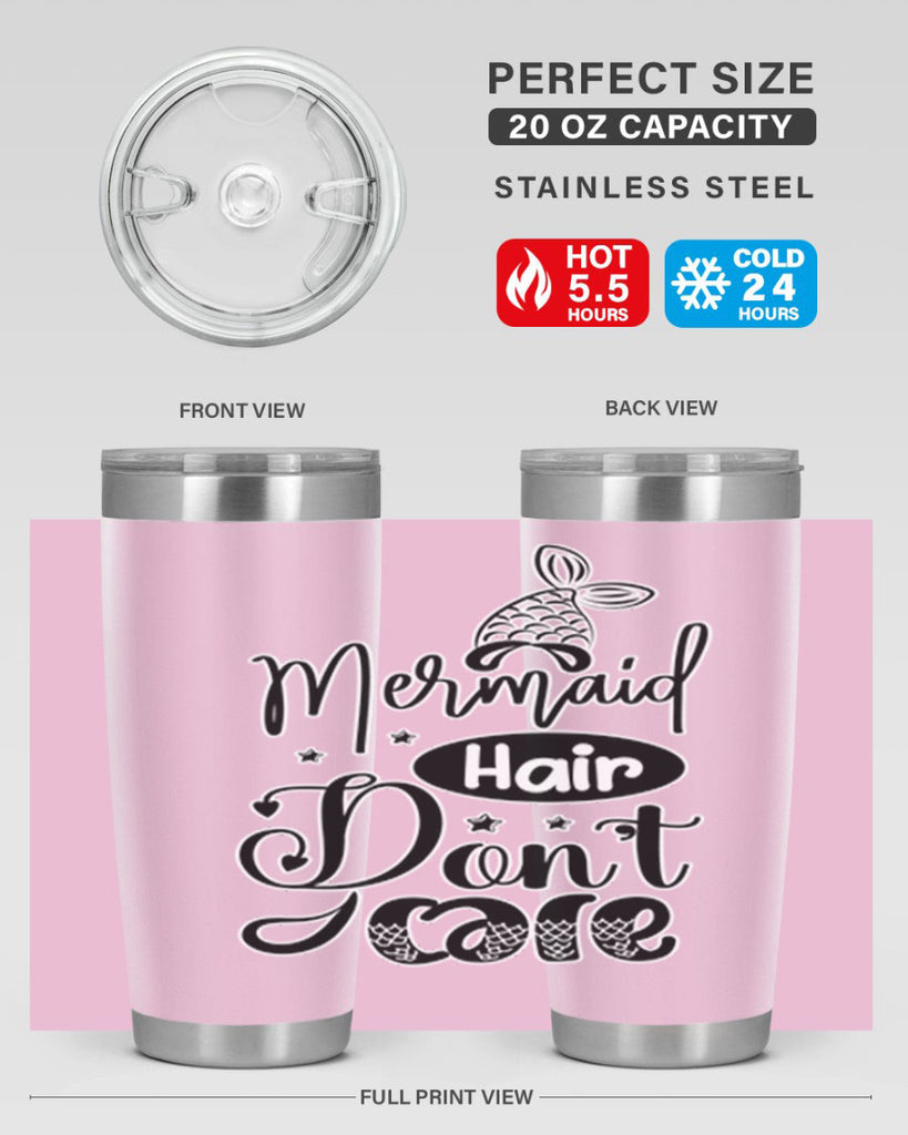 Mermaid Hair Dont Care 407#- mermaid- Tumbler
