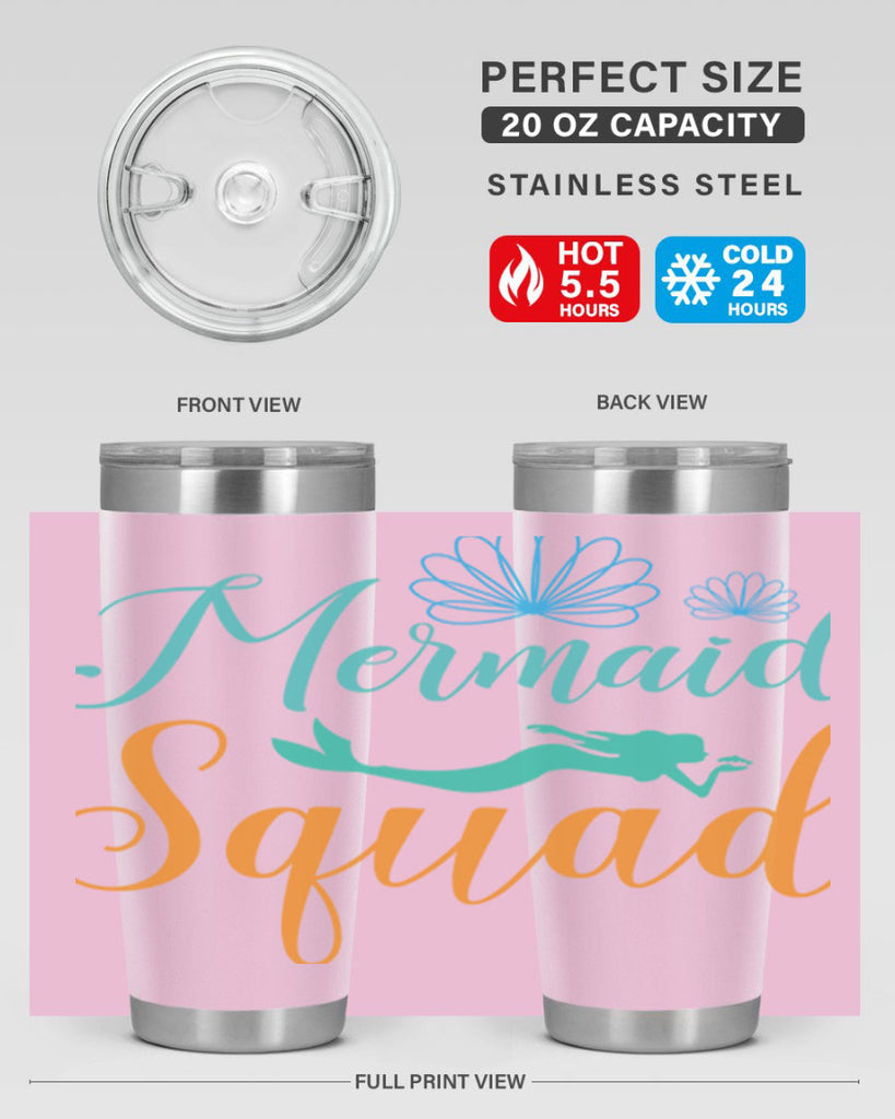 Mermaid Squad Design 449#- mermaid- Tumbler