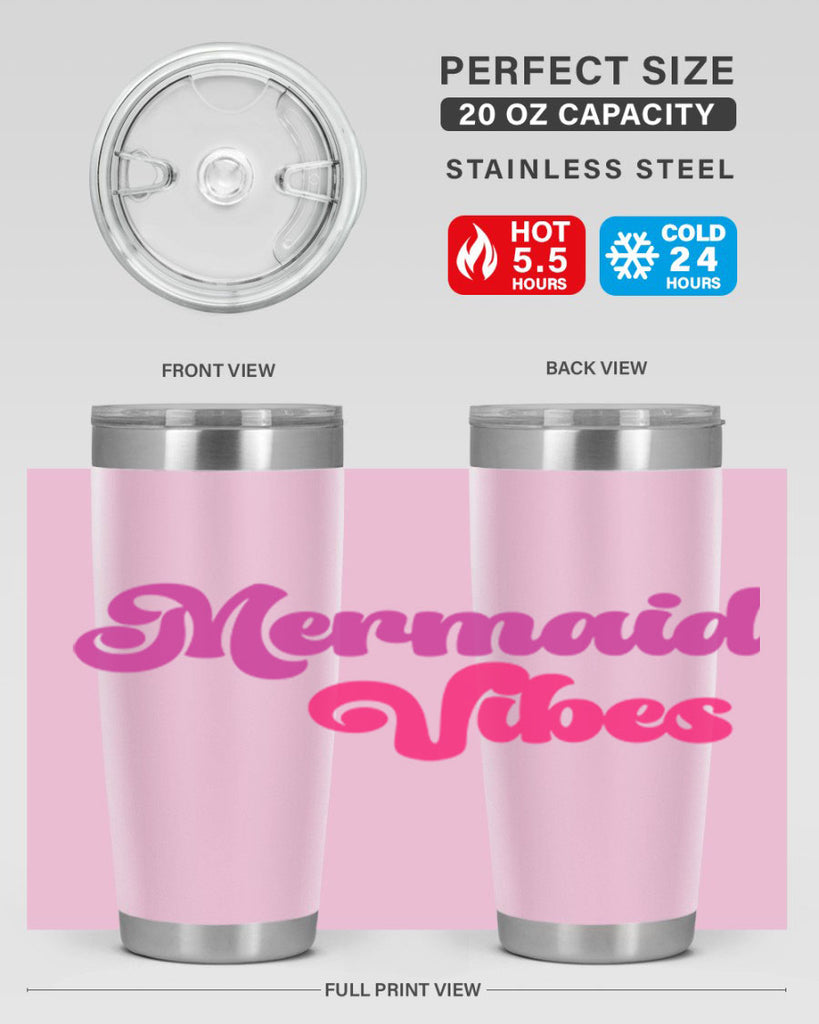 Mermaid Vibes 388#- mermaid- Tumbler