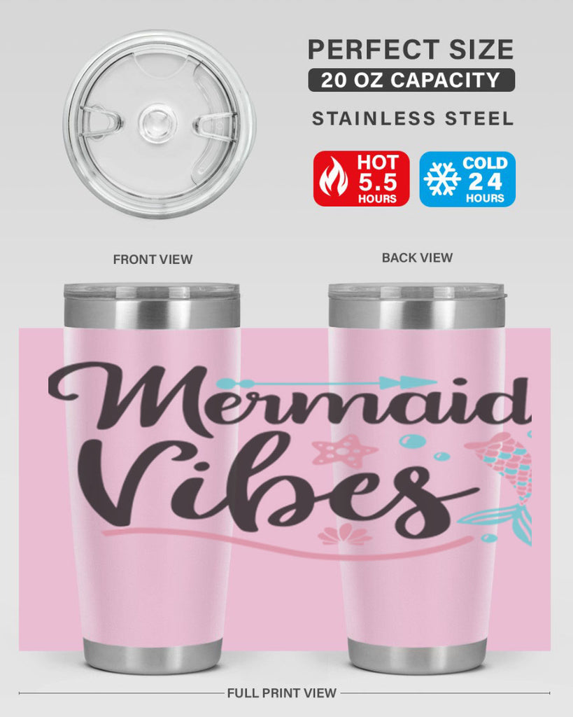 Mermaid Vibes 389#- mermaid- Tumbler