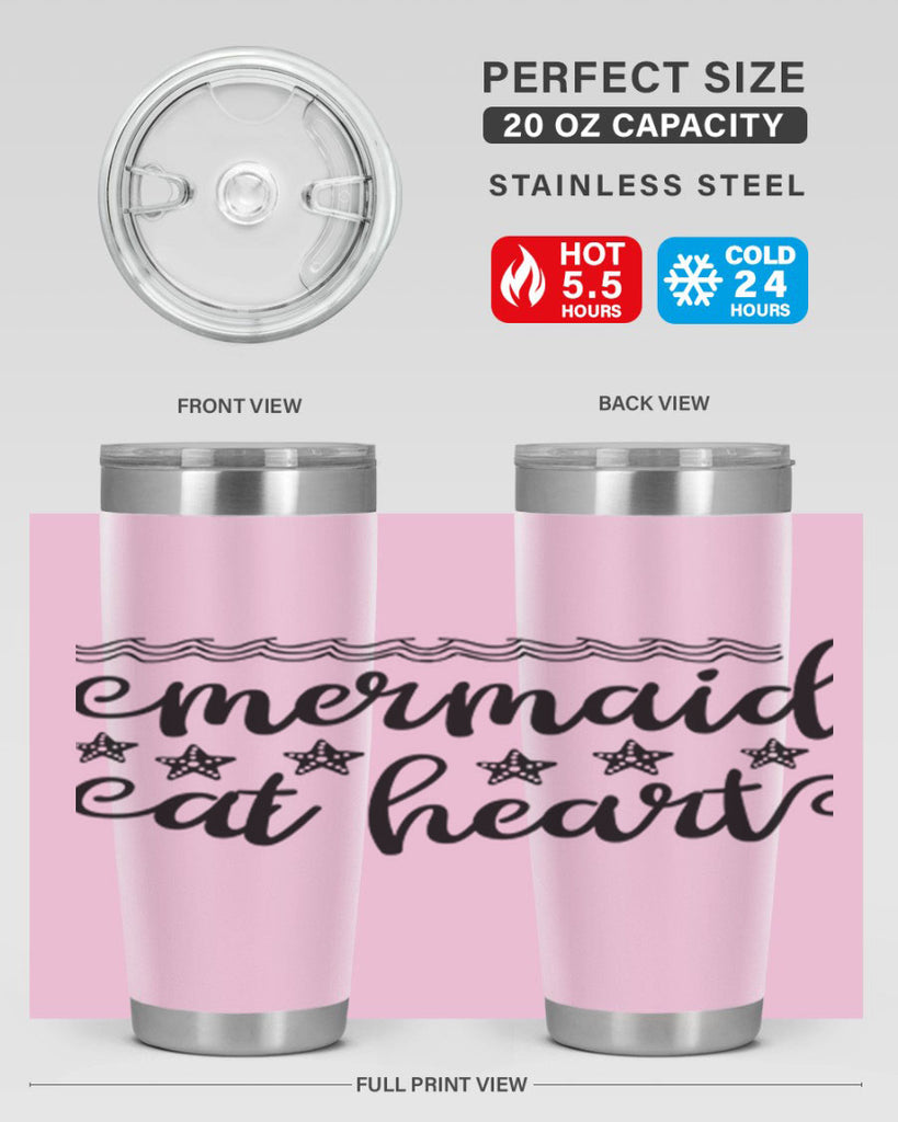 Mermaid at heart design 398#- mermaid- Tumbler