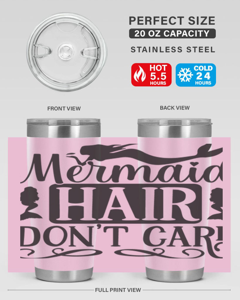 Mermaid hair dont care 409#- mermaid- Tumbler