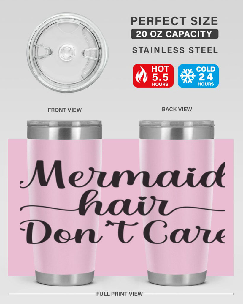 Mermaid hair dont care 412#- mermaid- Tumbler