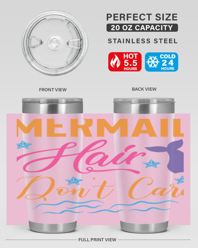 Mermaid hair dont care 414#- mermaid- Tumbler