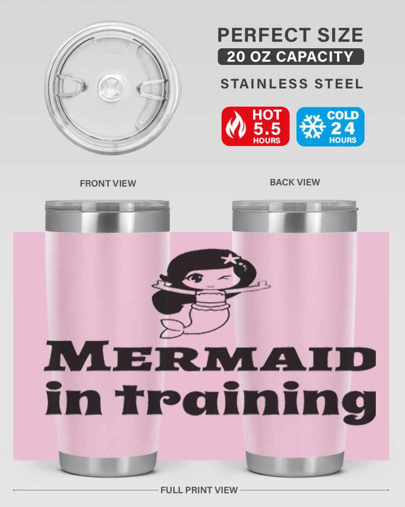 Mermaid in training 422#- mermaid- Tumbler