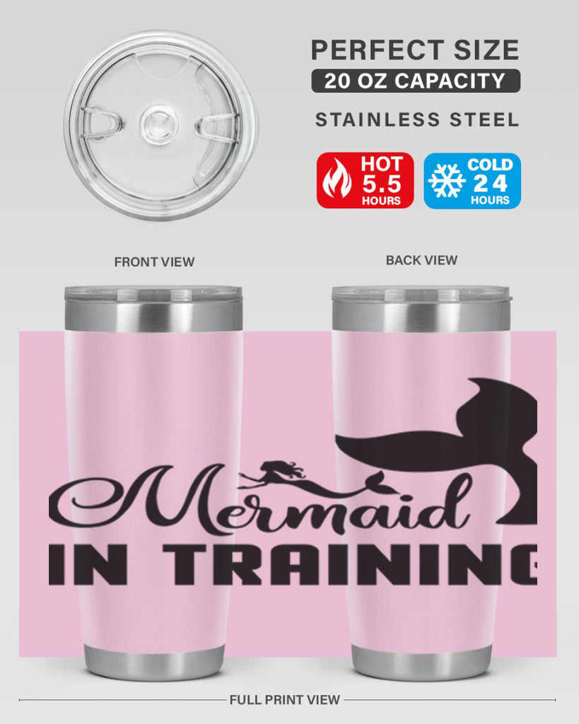 Mermaid in training 423#- mermaid- Tumbler