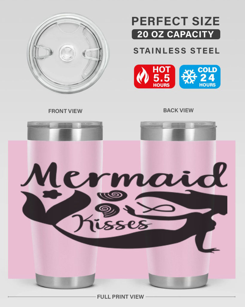 Mermaid kisses design 428#- mermaid- Tumbler