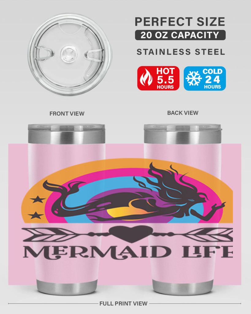 Mermaid life 431#- mermaid- Tumbler