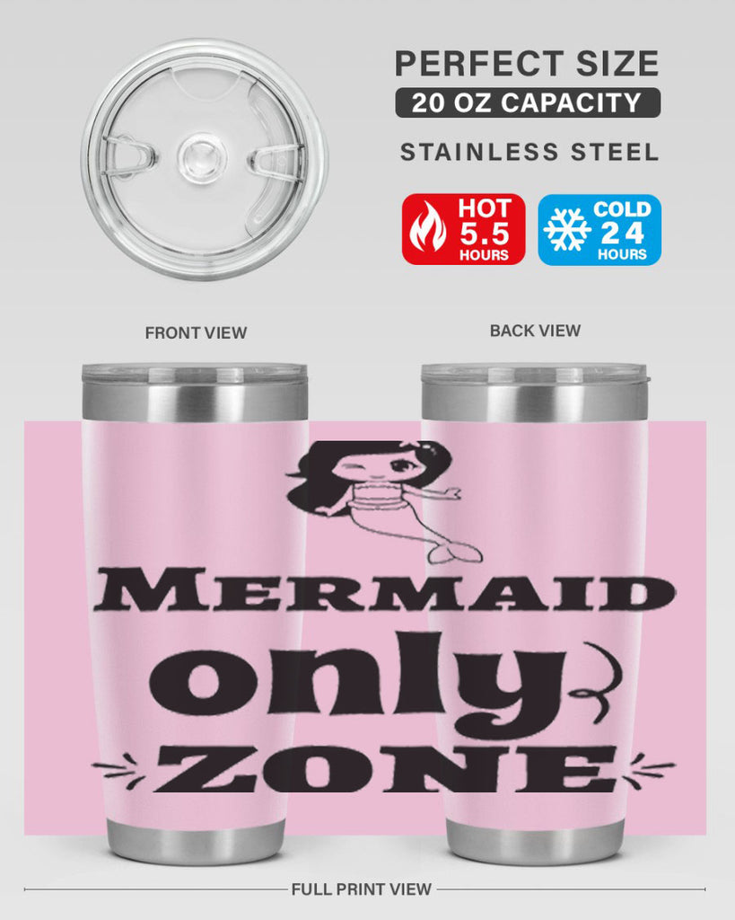 Mermaid only zone 439#- mermaid- Tumbler