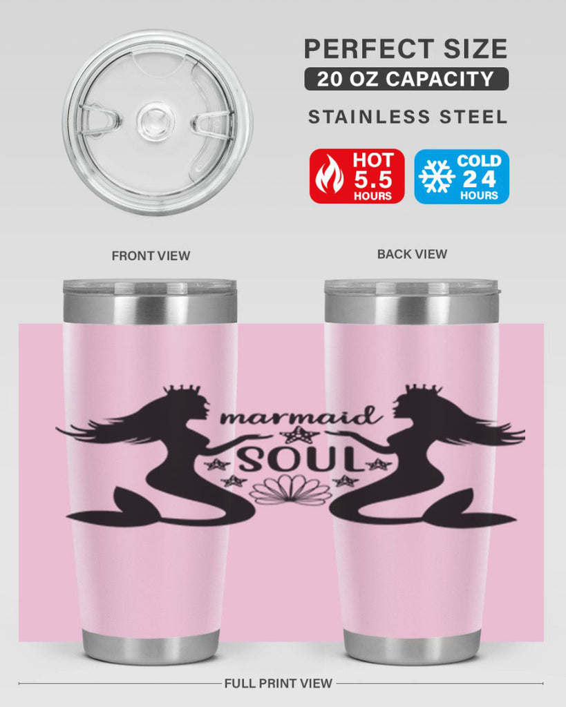 Mermaid soul design 443#- mermaid- Tumbler