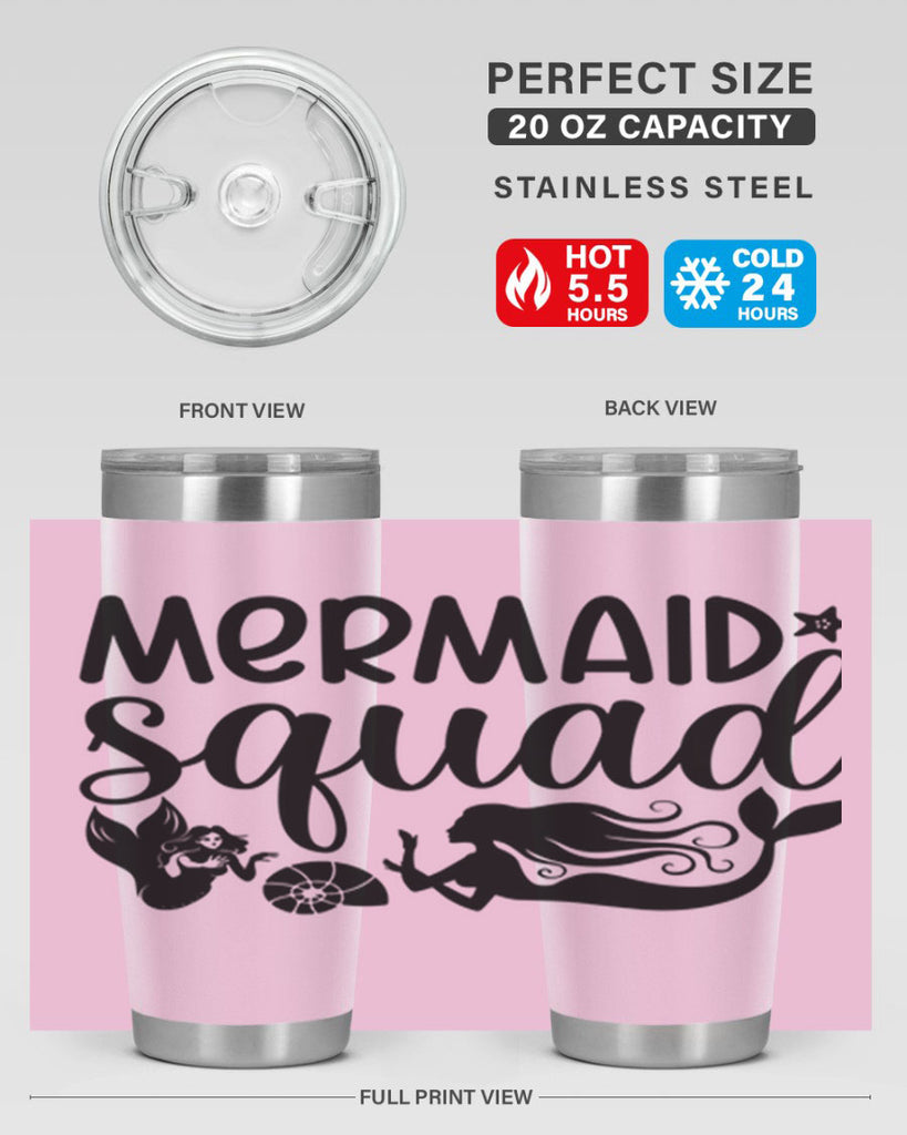 Mermaid squad 447#- mermaid- Tumbler