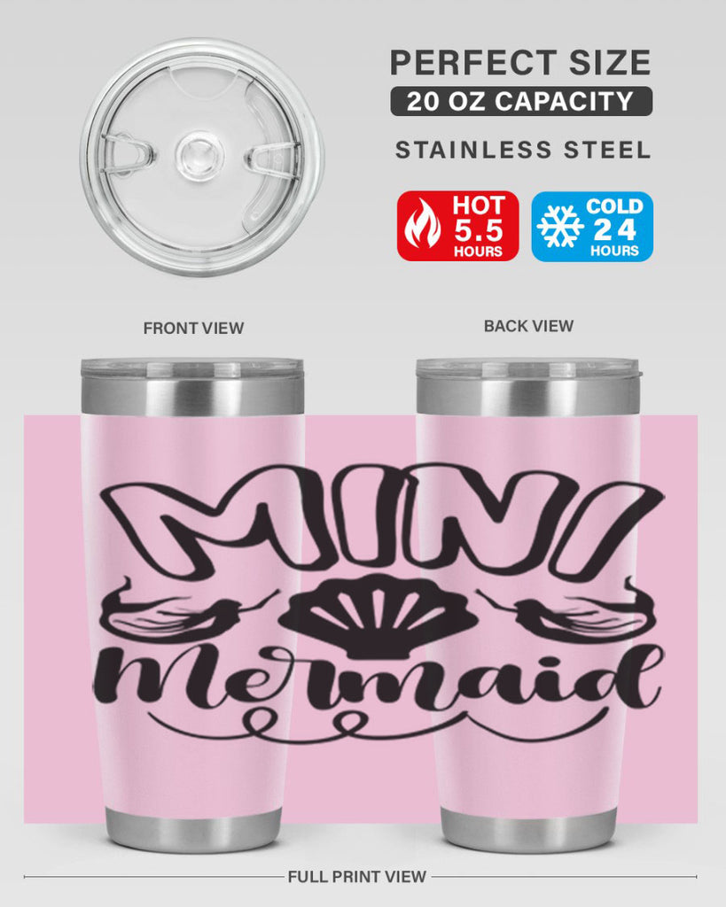 Mini mermaid 506#- mermaid- Tumbler