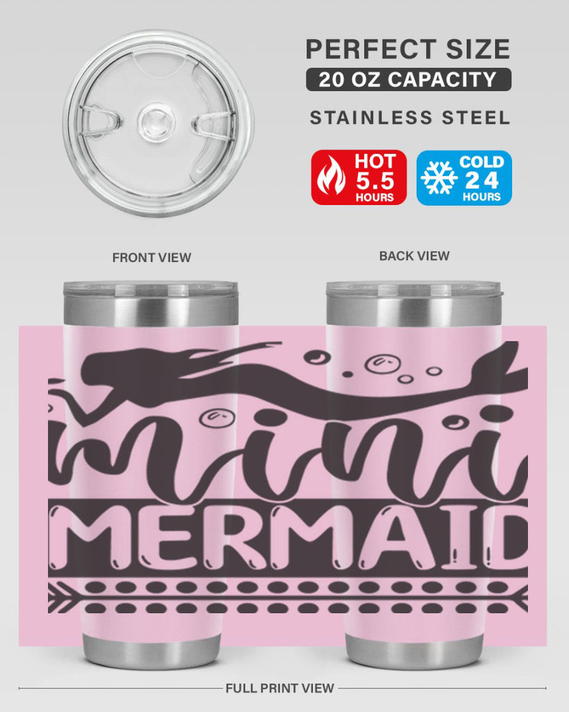 Mini mermaid 510#- mermaid- Tumbler