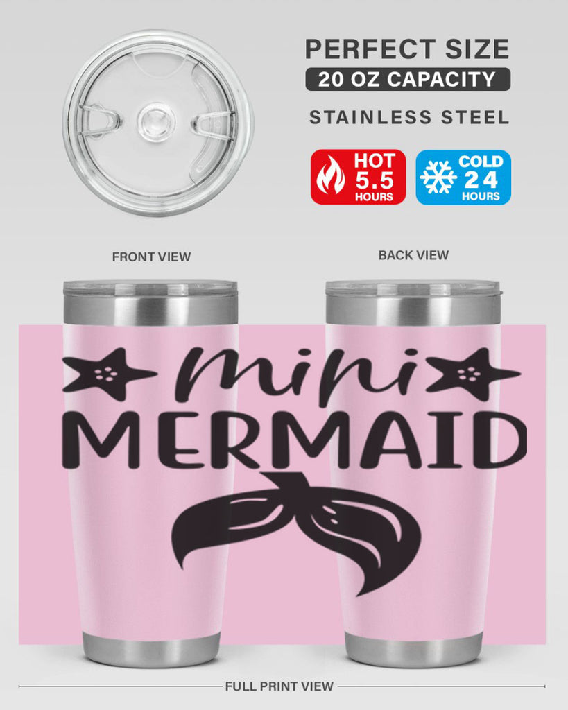 Mini mermaid 511#- mermaid- Tumbler