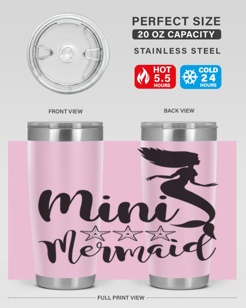 Mini mermaid 512#- mermaid- Tumbler