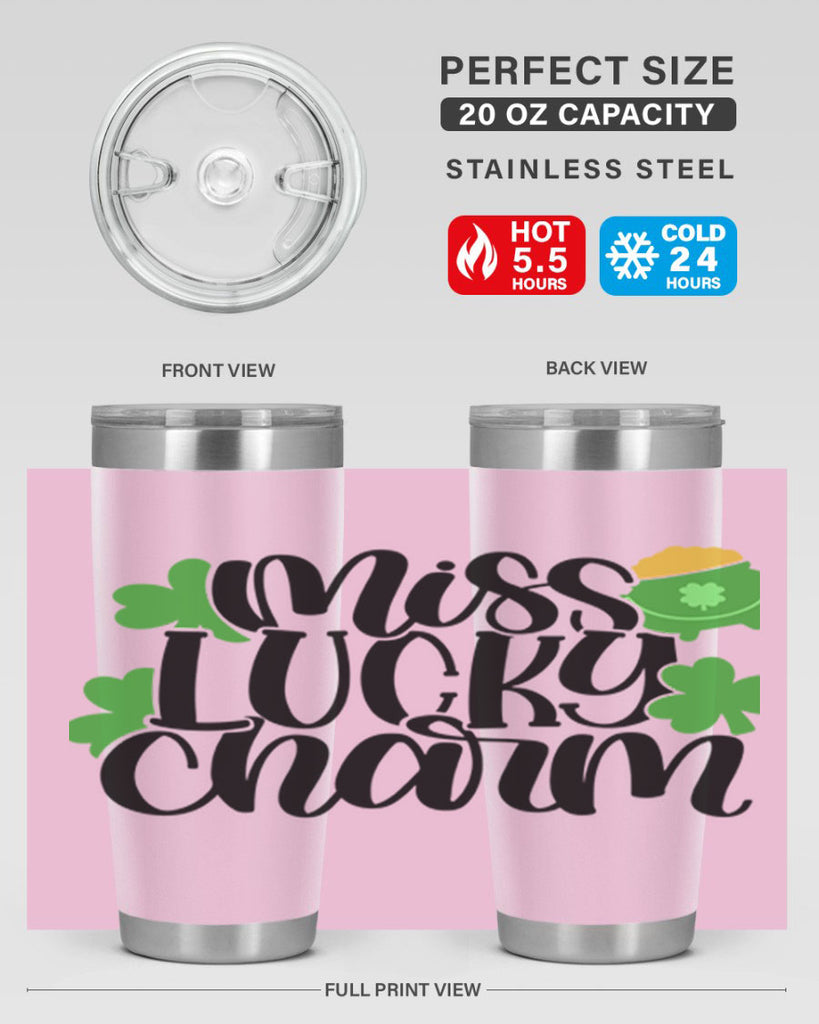 Miss Lucky Charm Style 48#- St Patricks Day- Tumbler