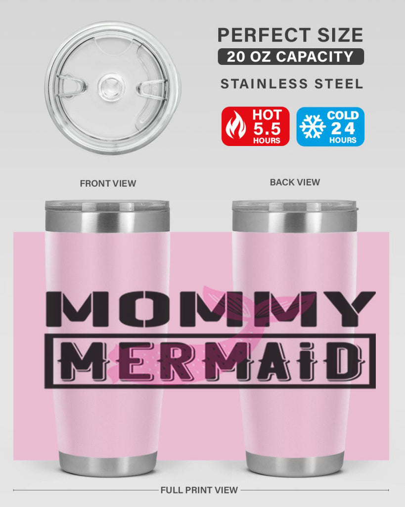 Mommy mermaid 514#- mermaid- Tumbler