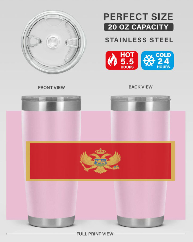 Montenegro 82#- world flags- Tumbler