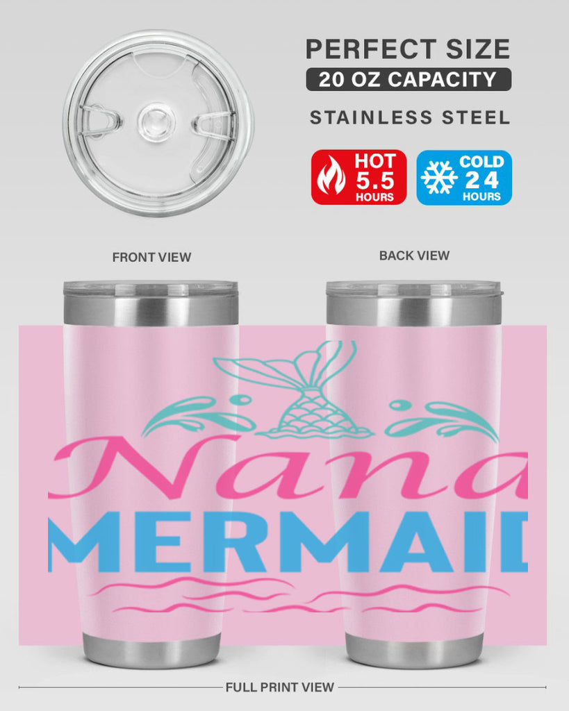 Nana Mermaid Design 518#- mermaid- Tumbler