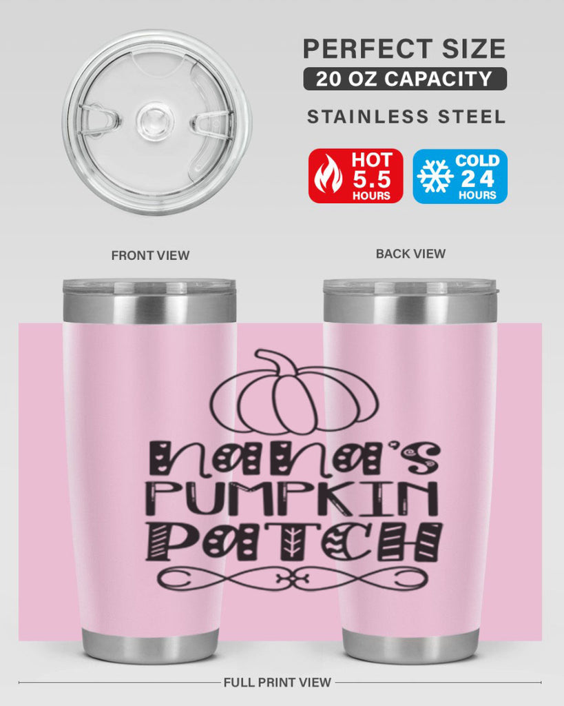 Nana s Pumpkin Patch 439#- fall- Tumbler