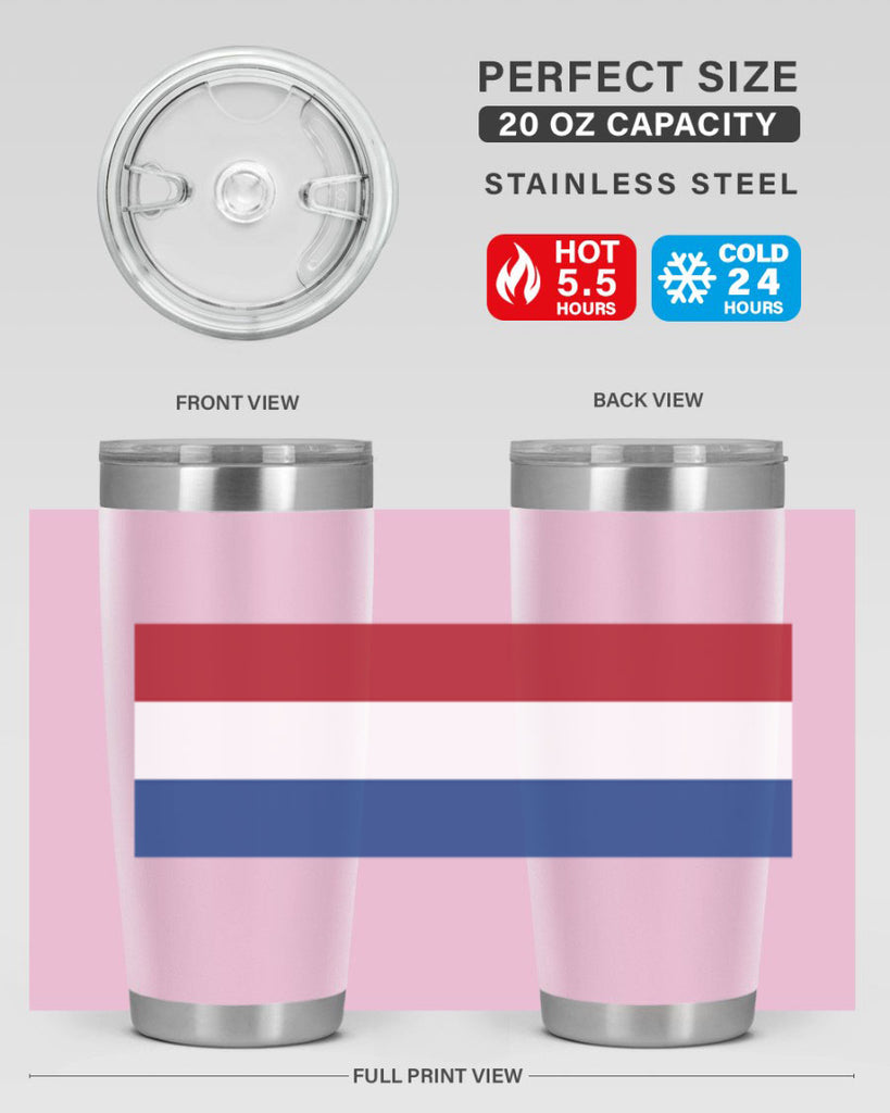 Netherlands 75#- world flags- Tumbler