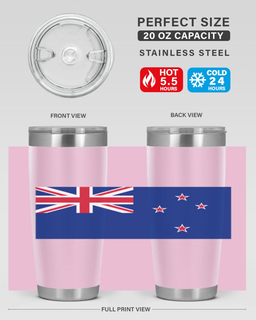 New Zealand 74#- world flags- Tumbler