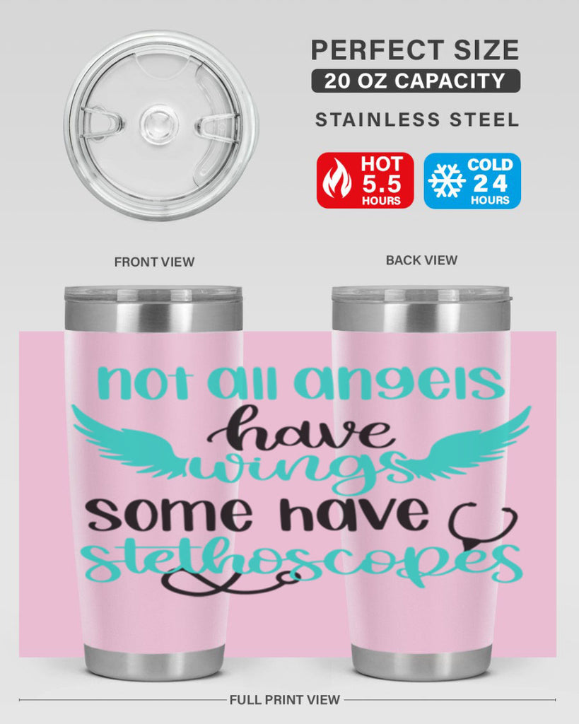 Not All Angels Have Style Style 127#- nurse- tumbler