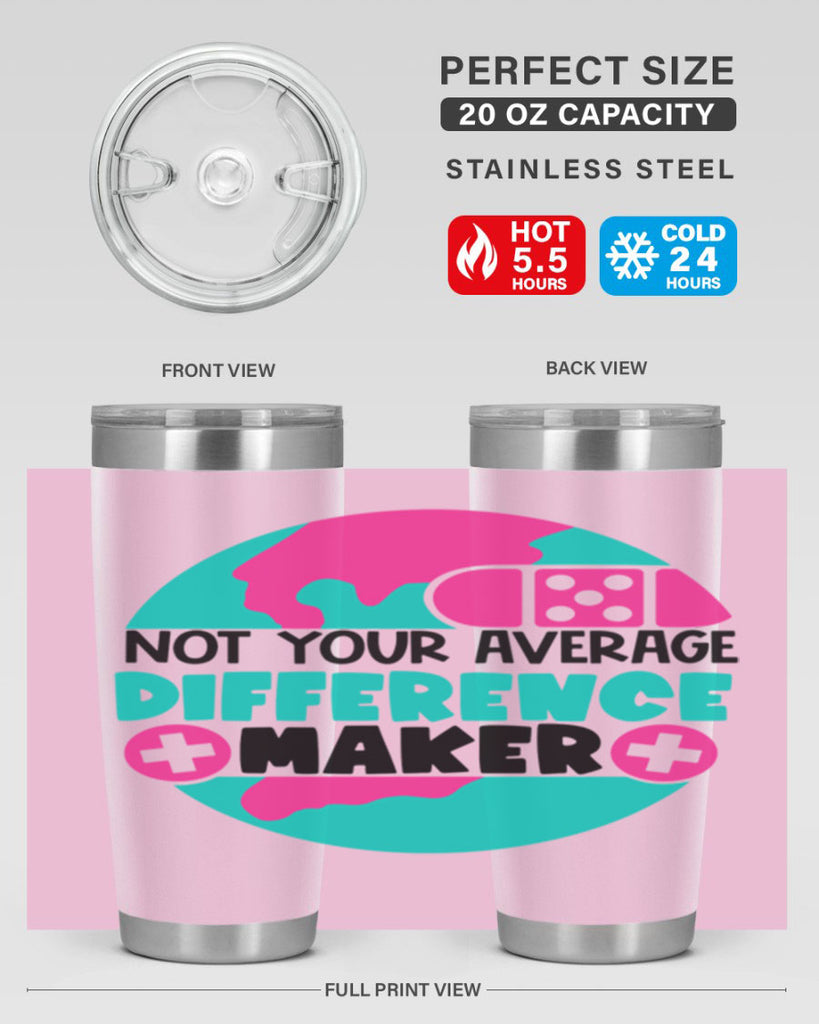 Not Your Averange Difference Maker Style Style 122#- nurse- tumbler