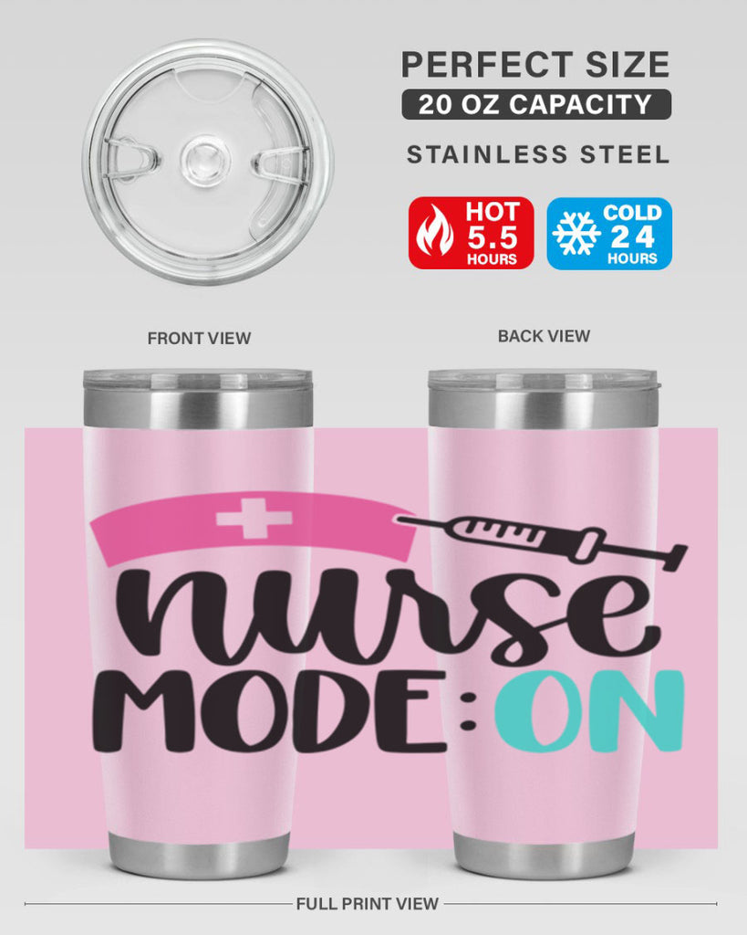 Nurse Mode ON Style Style 102#- nurse- tumbler
