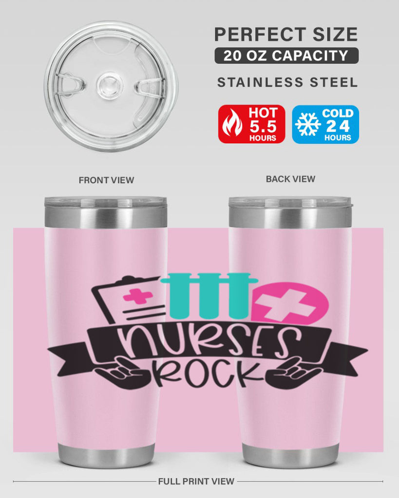 Nurses Rock Style Style 78#- nurse- tumbler