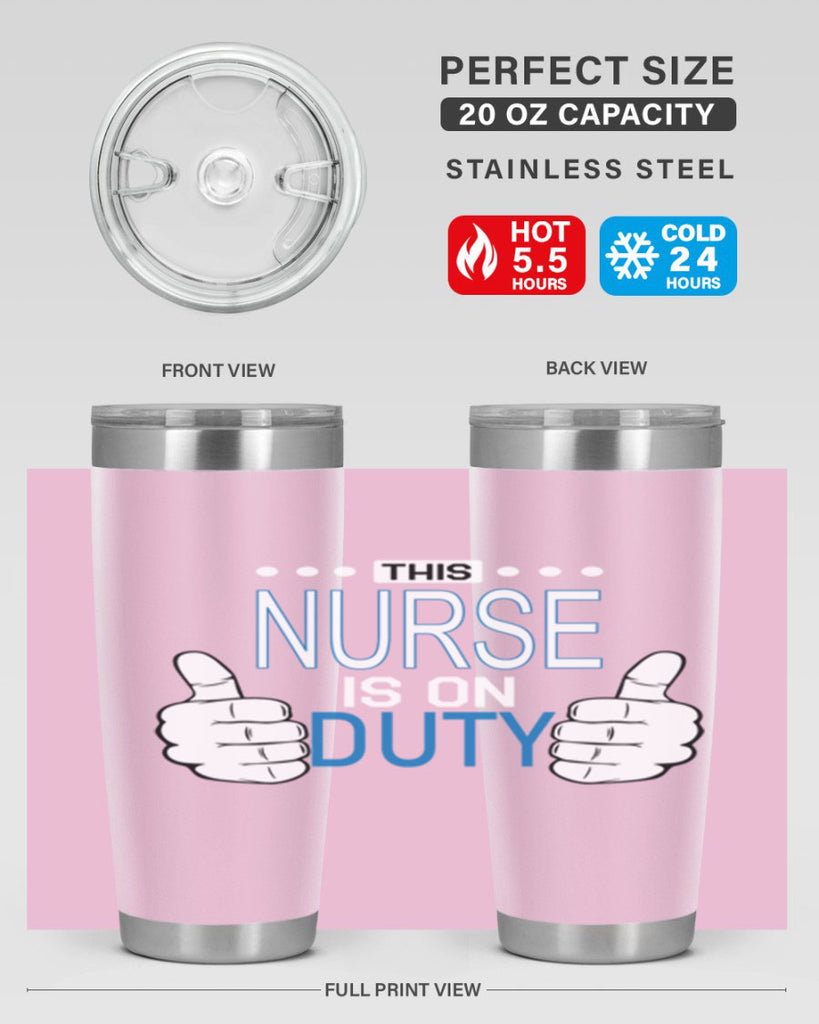 NursetransperntPNG Style 400#- nurse- tumbler