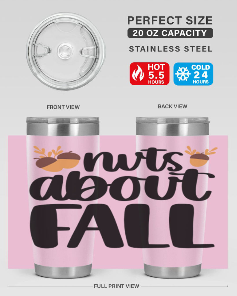 Nuts About Fall 503#- fall- Tumbler