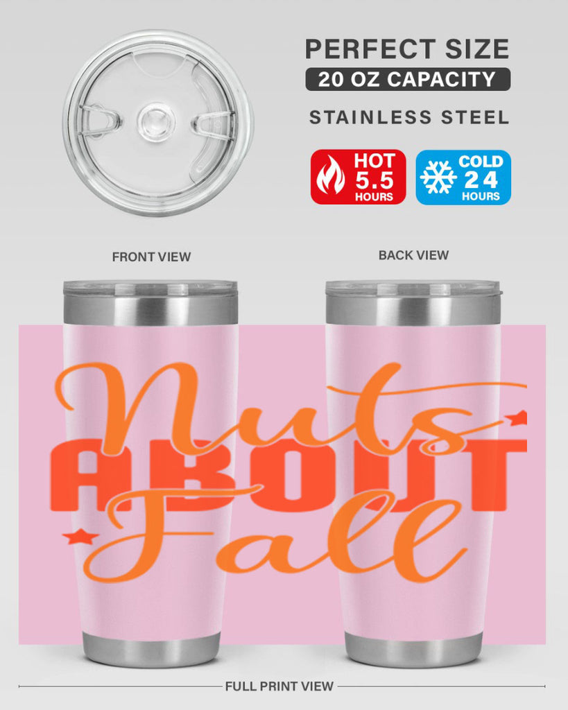 Nuts About Fall Design 444#- fall- Tumbler