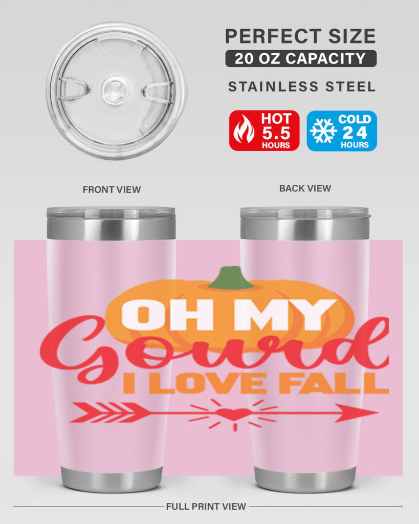 OhMyGourdILove 459#- fall- Tumbler