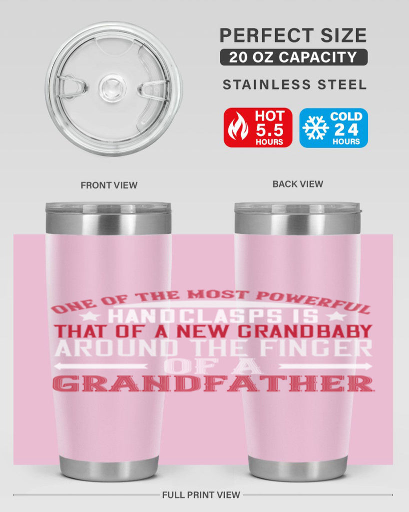 One of the most powerful handclasps 69#- grandpa - papa- Tumbler