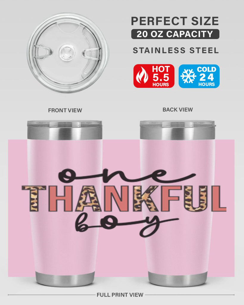 One thankful boy 462#- fall- Tumbler
