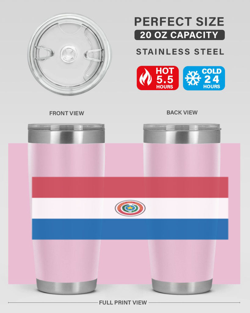 Paraguay 61#- world flags- Tumbler