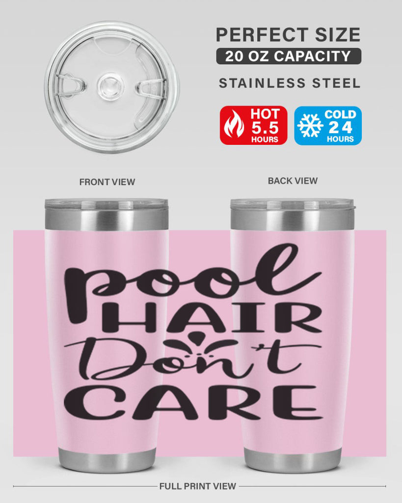 Pool hair dont care 544#- mermaid- Tumbler
