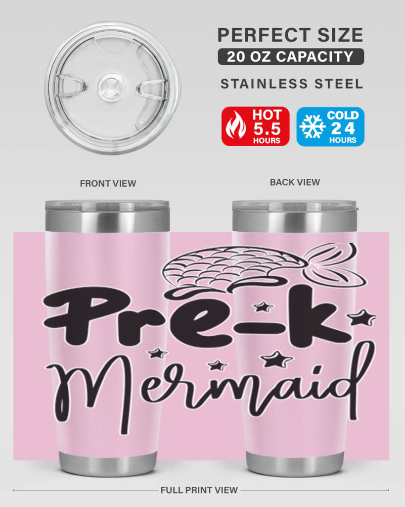 Prek Mermaid 545#- mermaid- Tumbler