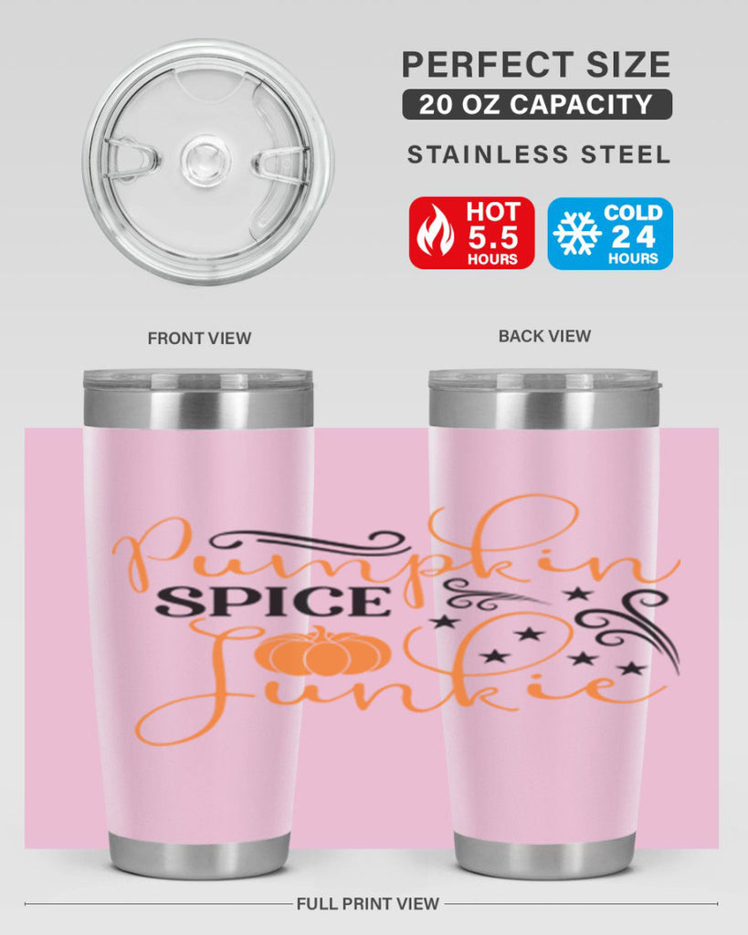 Pumpkin Spice Junkie 549#- fall- Tumbler
