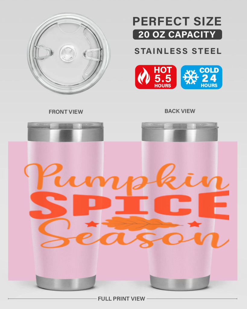 Pumpkin Spice Season Design 557#- fall- Tumbler