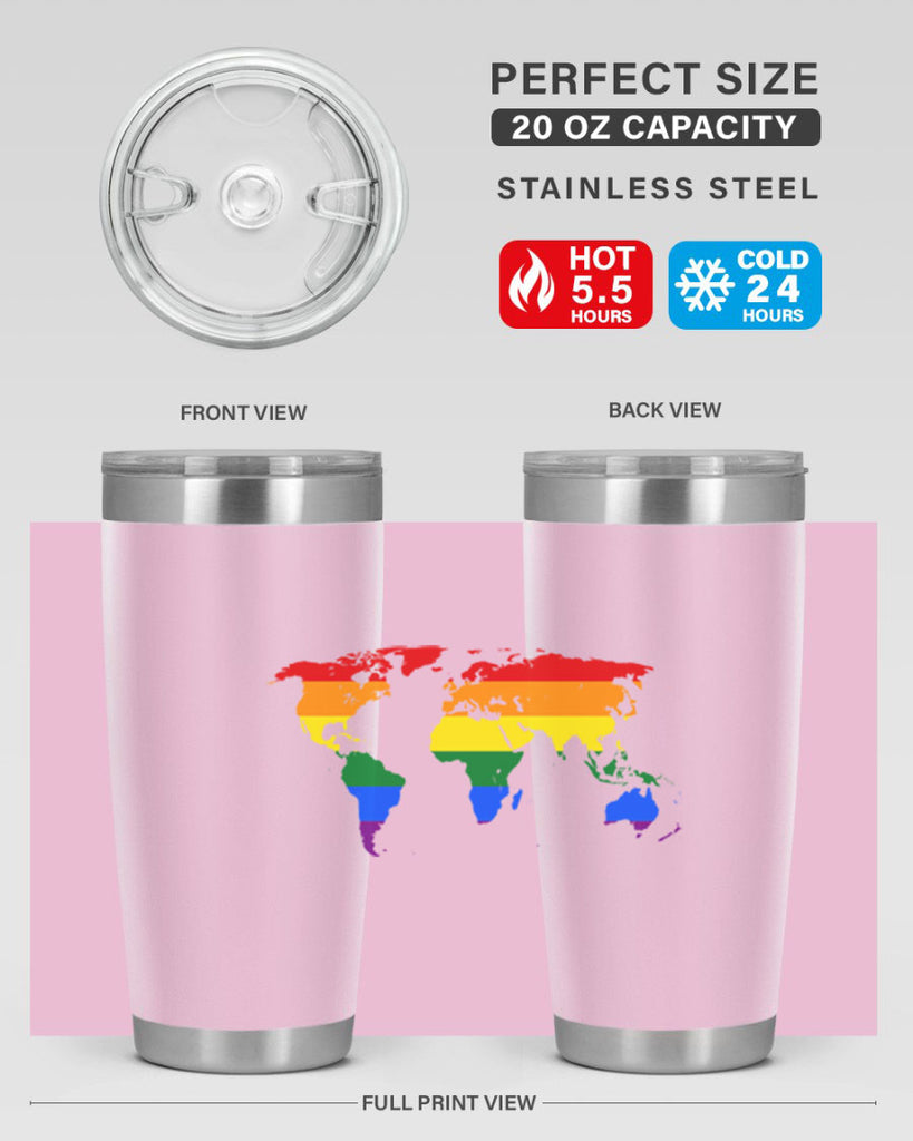 Rainbow World map 3#- lgbt- Tumbler