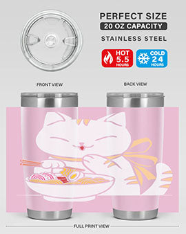 Ramen Cat Kawaii Anime Tee Japanese 280#- anime- Tumbler