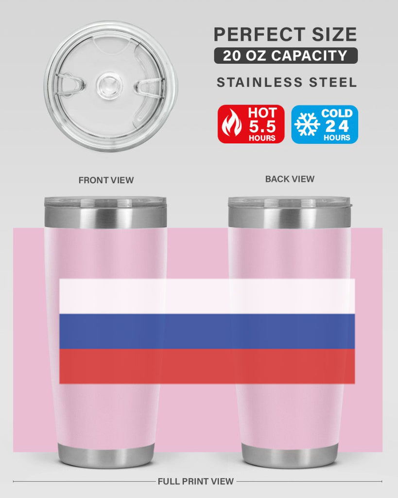 Russia 54#- world flags- Tumbler
