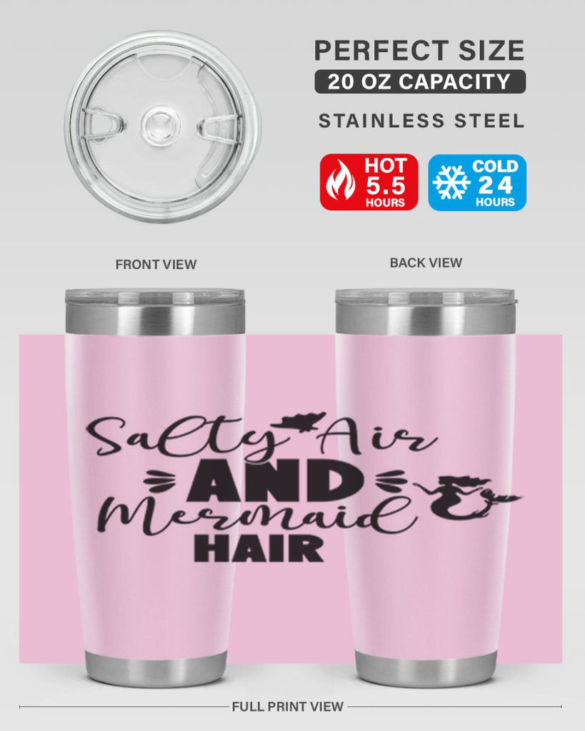 Salty Air And Mermaid Hair 559#- mermaid- Tumbler