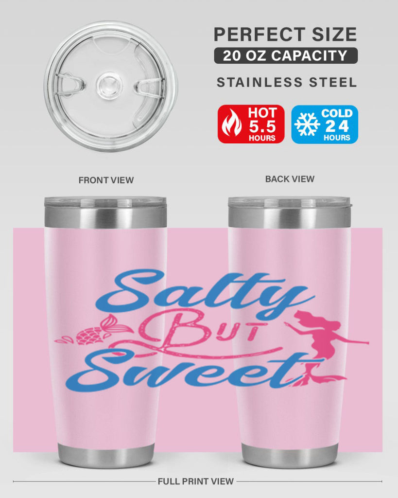 Salty But Sweet 563#- mermaid- Tumbler