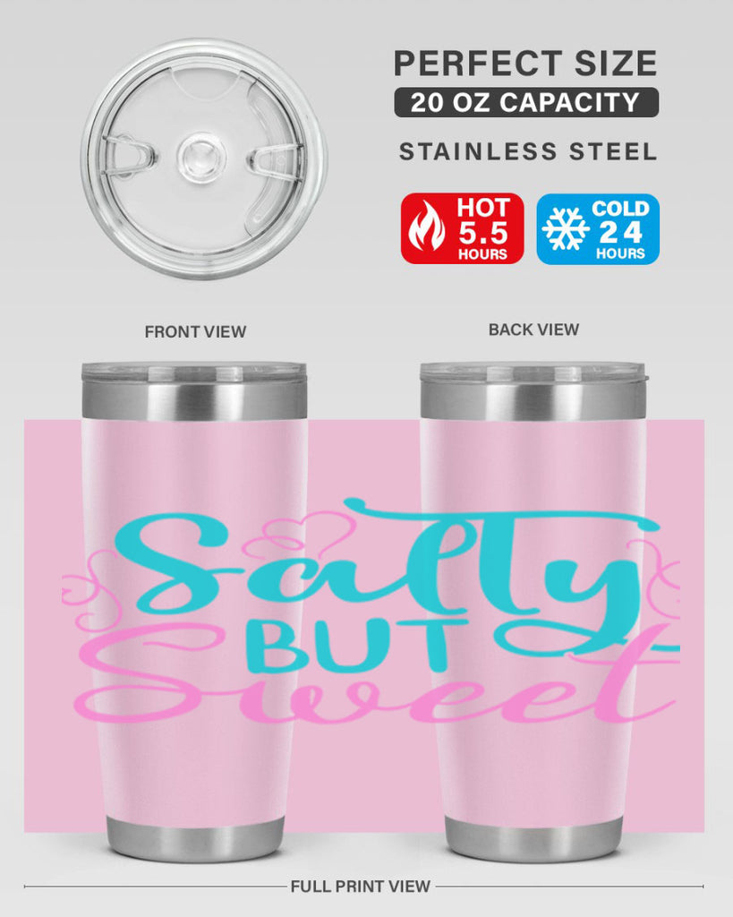 Salty But Sweet 565#- mermaid- Tumbler